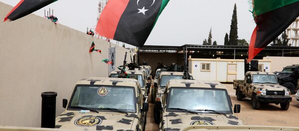 Војна возила заплењена од Хафтарових трупа, западно од Триполија - Sputnik Србија