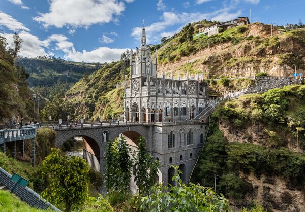 Мост у церкви Лас-Лахас в Колумбии - Sputnik Србија