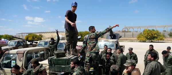 Pripadnici Libijske nacionalne armije pod komandom Halife Haftara u Bengaziju Pripadnici Libijske nacionalne armije pod komandom Halife Haftara u Bengaziju - Sputnik Srbija