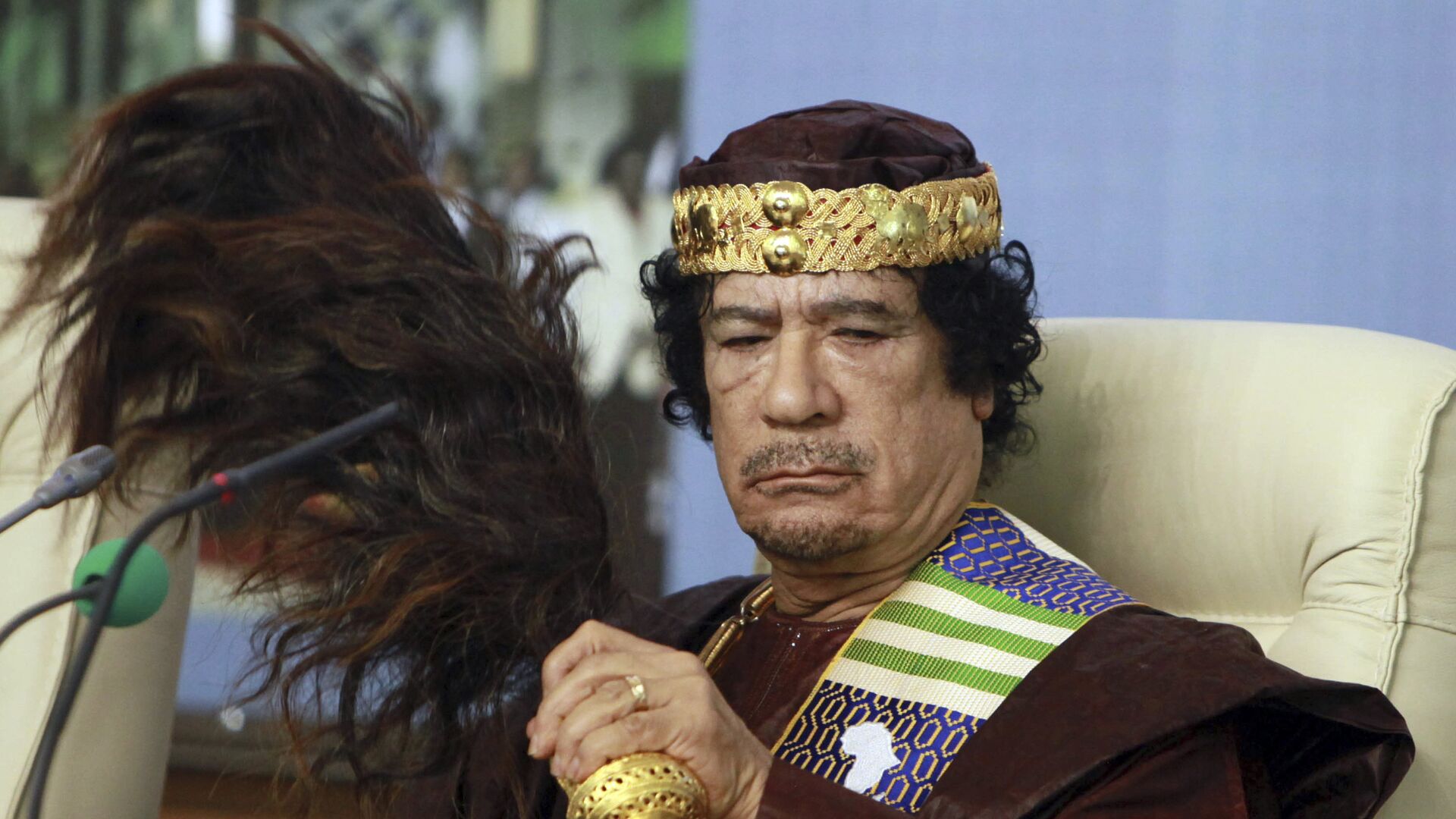 Bivši libijski lider Muamer Gadafi - Sputnik Srbija, 1920, 06.09.2021