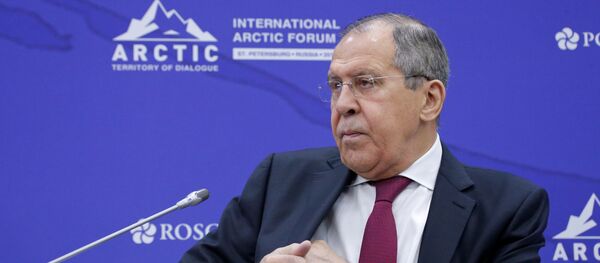 Ministar spoljnih poslova Rusije Sergej Lavrov na forumu Arktik - teorija dijaloga u Sankt Peterburgu Ministar spoljnih poslova Rusije Sergej Lavrov na forumu Arktik - teorija dijaloga u Sankt Peterburgu - Sputnik Srbija