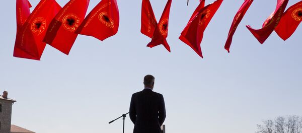 Hašim Tači se obraća narodu u Glogonju na KiM - Sputnik Srbija