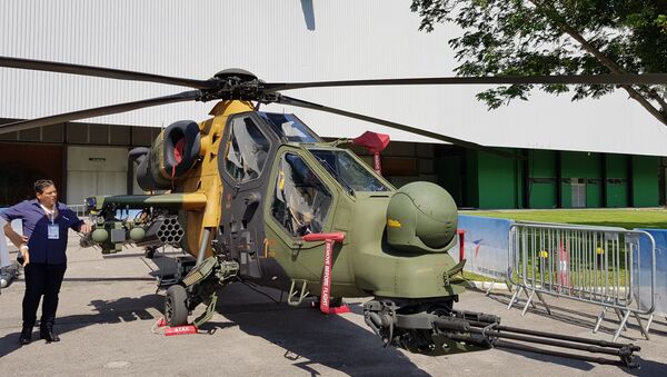 Borbeni helikopter T129 „Atak“ (proizvođač „Turkiš aerospejs“) - Sputnik Srbija