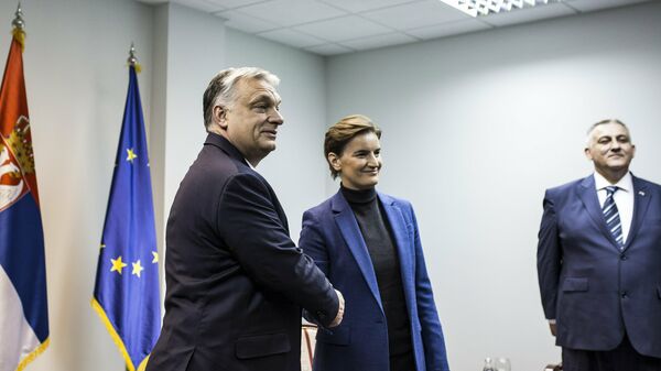 Viktor Orban i Ana Brnabić - Sputnik Srbija