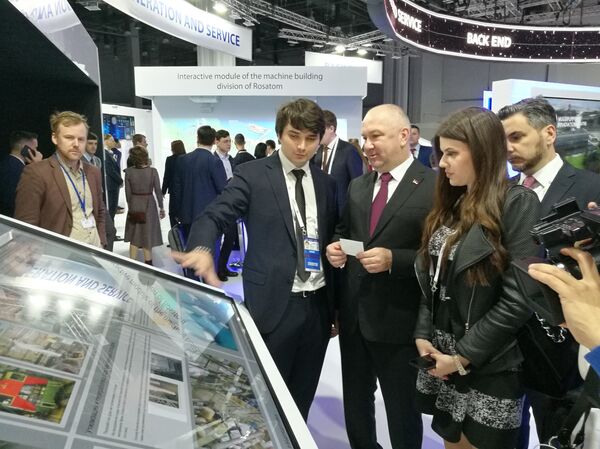 Ministar Popović na međunarpdnoj konferenciji AtomEkspo Ministar Popović na međunarpdnoj konferenciji AtomEkspo - Sputnik Srbija