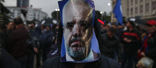 Protest u Tirani Protest u Tirani - Sputnik Srbija
