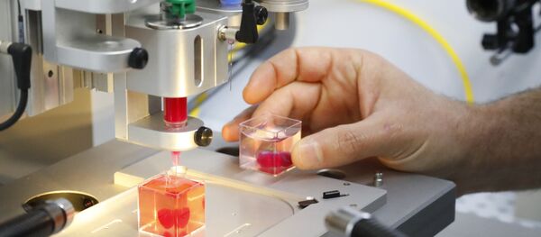 Прво 3Д срце Прво 3Д срце - Sputnik Србија