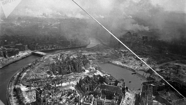 Берлинска битка, поглед са авиона - Sputnik Србија
