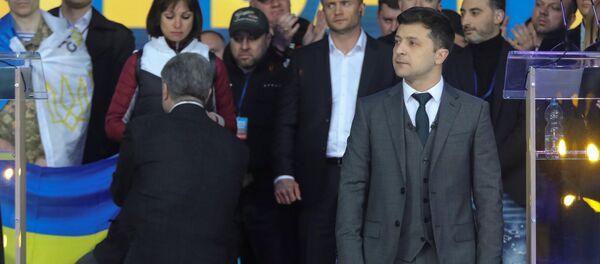 Petro Porošenko i Vladimir Zelenski Petro Porošenko i Vladimir Zelenski - Sputnik Srbija