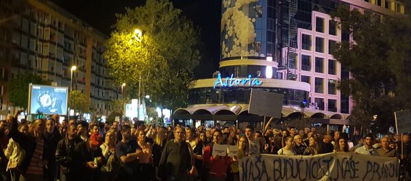 Protest u Podgorici - Sputnik Srbija