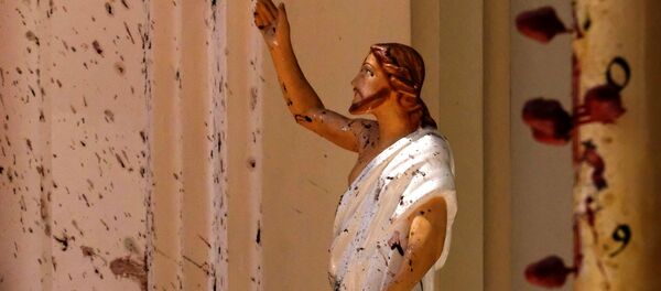 Izrešetani Isus iz jedne od crkava na Šri Lanki Izrešetani Isus iz jedne od crkava na Šri Lanki - Sputnik Srbija