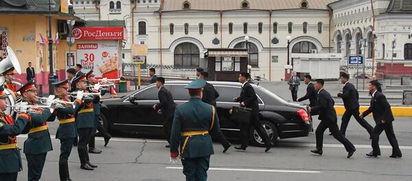Ким Џонг Ун у Владивостоку - Sputnik Србија
