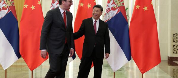 Председник Александар Вучић и кинески председник Си Ђинпинг у Пекингу Председник Александар Вучић и кинески председник Си Ђинпинг у Пекингу - Sputnik Србија