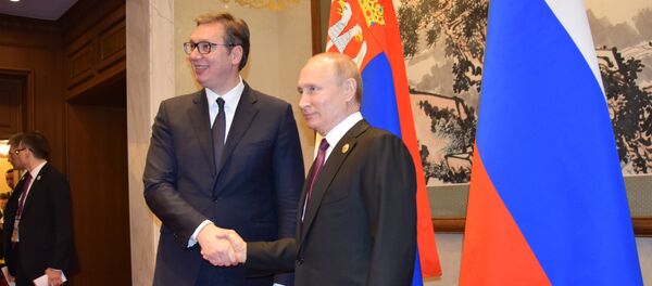 Aleksandar Vučić i Vladimir Putin Aleksandar Vučić i Vladimir Putin - Sputnik Srbija