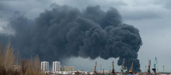 Пожар у фабрици Красмаш у Краснојарску Пожар у фабрици Красмаш у Краснојарску - Sputnik Србија