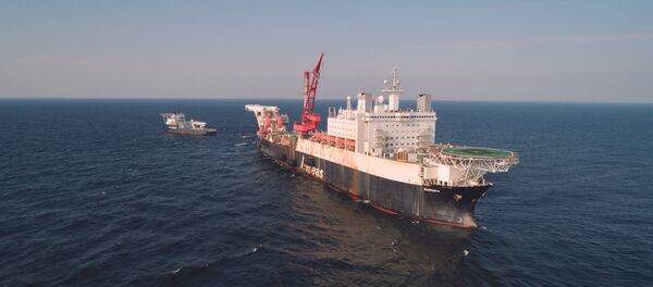 Брод за полагање цеви гасовода Солитер - Sputnik Србија