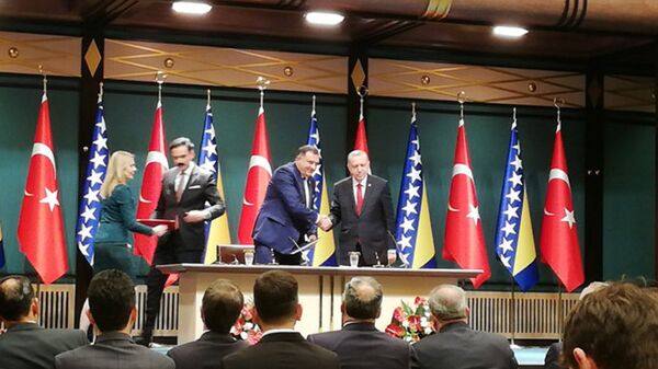 Додик и Ердоган потписали су у Анкари два документа - Sputnik Србија