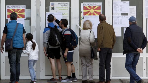 izbori u Makedoniji - Sputnik Srbija
