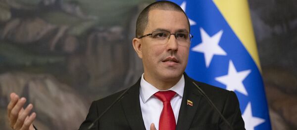 Ministar spoljnih poslova Venecuele Horhe Areasa na konferenciji za medije u Moskvi - Sputnik Srbija