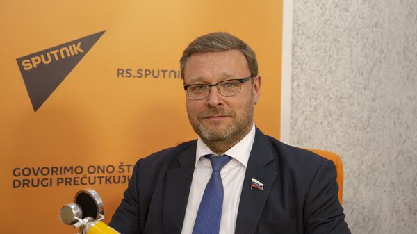 Predsednik Odbora za spoljnu politiku Saveta Federacije Rusije Konstantin Kosačov - Sputnik Srbija