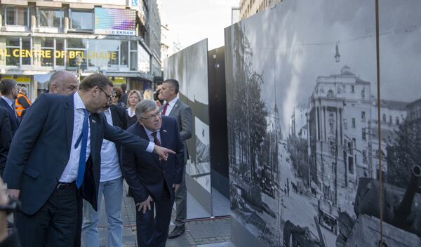 Važno je da smo na ovaj značajni datum zajedno, poručio je ruski senator Konstantin Kosačov. - Sputnik Srbija