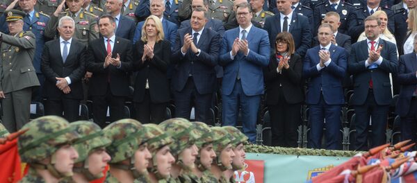 Војна парада у Нишу Војна парада у Нишу - Sputnik Србија