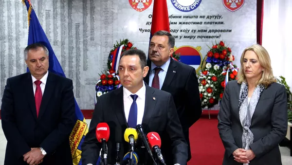 Aleksandar Vulin na proslavi Dana Vojske Republike Srpske - Sputnik Srbija
