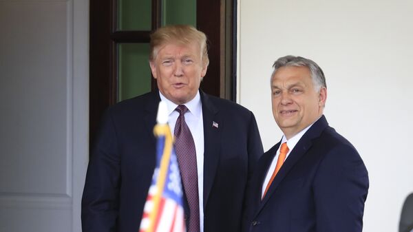 Доналд Трамп и Виктор Орбан - Sputnik Србија
