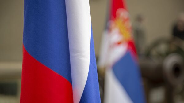 Заставе Русије и Србије - Sputnik Србија