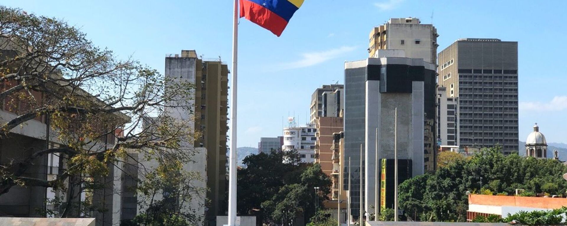 Zastava Venecuele na ulici u Karakasu - Sputnik Srbija, 1920, 16.10.2025