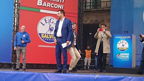 Miting Matea Salvinija u Milanu - Sputnik Srbija