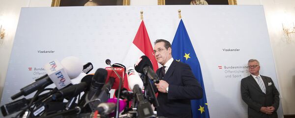Potpredsednik austrijske vlade Hajnc-Kristijan Štrahe - Sputnik Srbija
