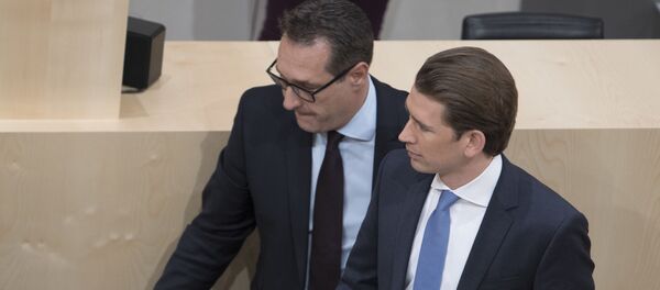 Хајнц Штрахе и Себастијан Курц - Sputnik Србија