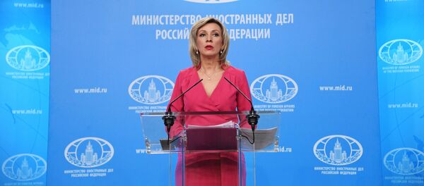 Портпаролка Министарства спољних послова Русије Марија Захарова Портпаролка Министарства спољних послова Русије Марија Захарова - Sputnik Србија