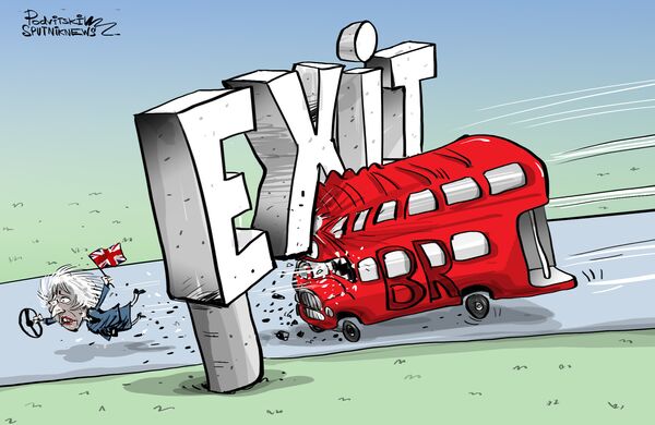 Karikatura-bregzit Karikatura-bregzit - Sputnik Srbija