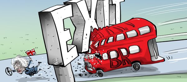 Карикатура-брегзит Карикатура-брегзит - Sputnik Србија