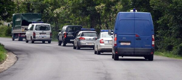 Kolona KPS prolazi kroz Rudare - Sputnik Srbija