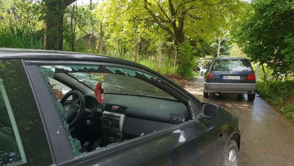 Припадници РОСУ напривили су штету на приватним аутомобилима у Зубином потоку - Sputnik Србија