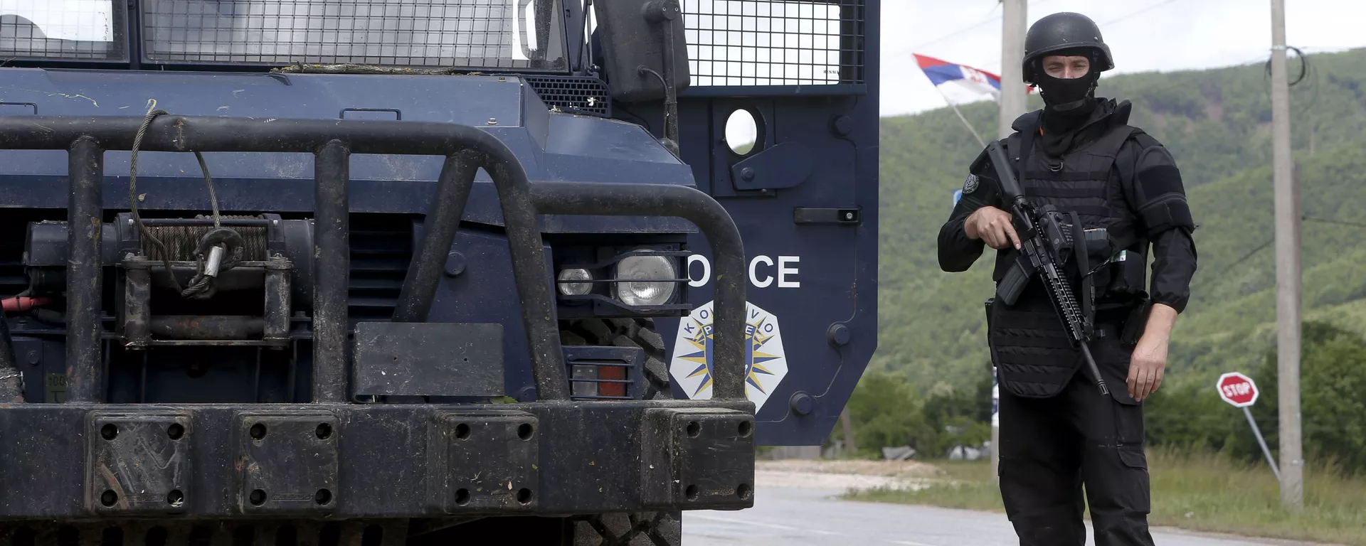 Pripadnici tzv. specijalnih snaga Kosova na severnom delu Kosovo i Metohije - Sputnik Srbija, 1920, 21.12.2021