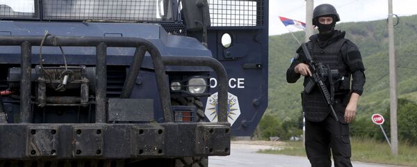 Припадници тзв. специјалних снага Косова на северном делу Косово и Метохије - Sputnik Србија