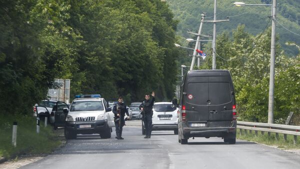 Pripadnici tzv. specijalnih snaga Kosova na severnom delu Kosovo i Metohije  - Sputnik Srbija