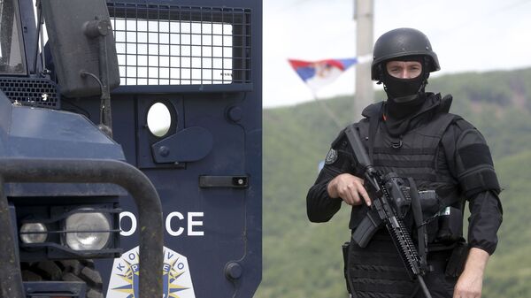 Pripadnici tzv. specijalnih snaga Kosova na severnom delu Kosova i Metohije - Sputnik Srbija