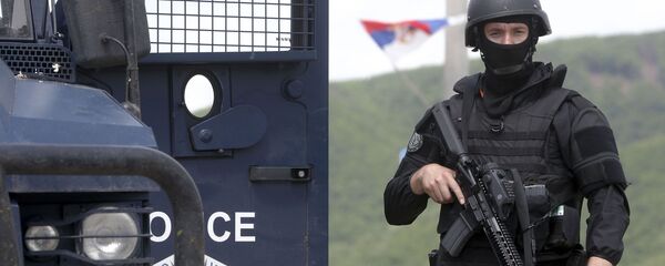Pripadnici tzv. specijalnih snaga Kosova na severnom delu Kosova i Metohije - Sputnik Srbija