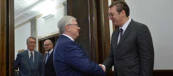 Александар Вучлић и Анатолиј Торкунов - Sputnik Србија