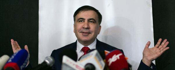 Бивши председник Грузије Михаил Сакашвили Бивши председник Грузије Михаил Сакашвили - Sputnik Србија