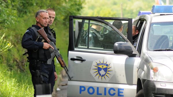 Припадници специјалне јединице косовске полиције на северу Косова и Метохије - Sputnik Србија