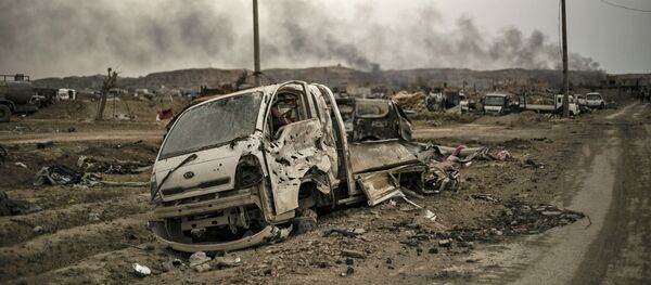 Уништена техника у селу Багуз, Сирија - Sputnik Србија