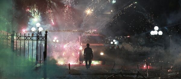 Демонстрације у Тирани Демонстрације у Тирани - Sputnik Србија