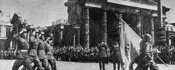 Parada sovjetskih trupa u Berlinu na Dan pobede u Drugom svetskom ratu - Sputnik Srbija