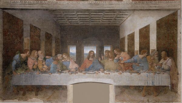 Леонардо да Винчи, „Тајна вечера“ (1498. Црква Санта Марија дела Грације, Милано) - Sputnik Србија